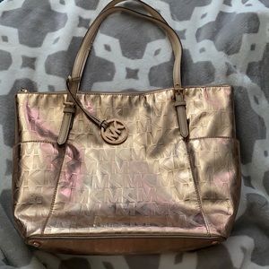 Michael Kors Rose Gold tote